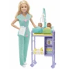 Barbie Kinderärztin Puppe (blond) Und Spielset -Schleich Verkaufsgeschäft gkh23 1