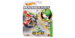 Hot Wheels Mario Kart Die Cast: Yoshi Mach 8
