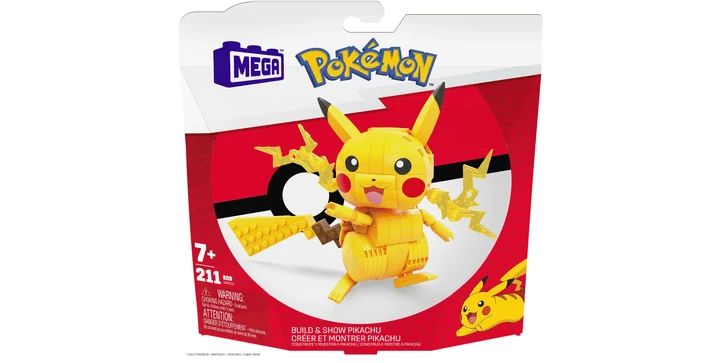 POKEMON Mega Pokémon Medium Pikachu 3 POKEMON Mega Pokémon Medium Pikachu