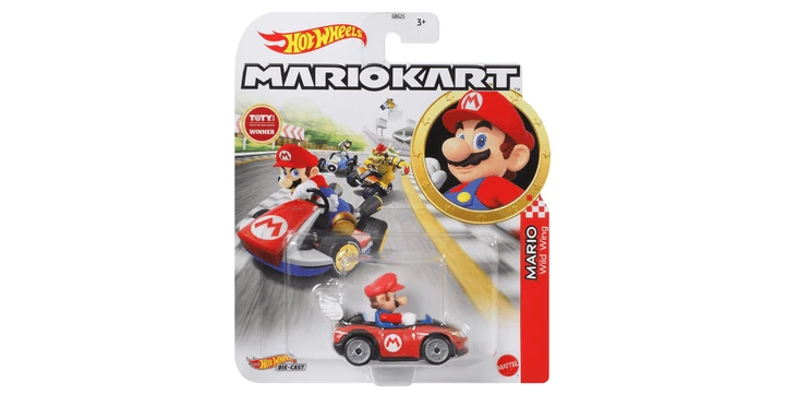 Hot Wheels Mario Kart: Die - Cast Mario 3 Hot Wheels Mario Kart: Die - Cast Mario