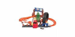Hot Wheels City Slam Gorilla Mit Geräuschen, Spielset Mit Looping