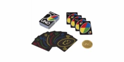 MATTEL UNO Premium - 50 Jahre UNO Jubiläumsausgabe (mit Münze)