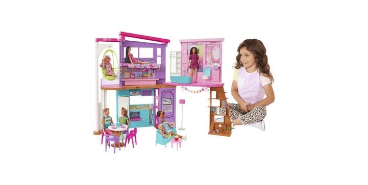 Barbie Malibu Ferien-Haus Klappbar 9 Barbie Malibu Ferien-Haus Klappbar – Bild 7