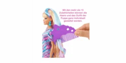 Barbie Totally Hair Puppe Im Sternen-Print Kleid (blonde Haare) -Schleich Verkaufsgeschäft hcm88 1