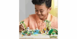 POKEMON Mega Pokémon Dschungel-Ruinen Bauset -Schleich Verkaufsgeschäft hdl86 3