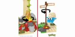 POKEMON Mega Pokémon Dschungel-Ruinen Bauset -Schleich Verkaufsgeschäft hdl86 5