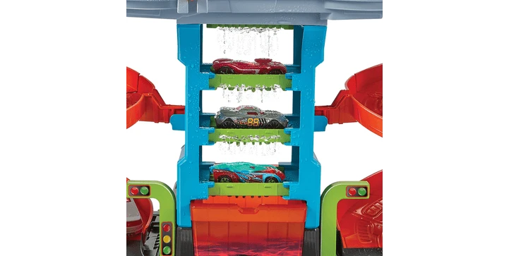 Hot Wheels Farbwechsel Auto-Waschanlage Inkl. 1 Spielzeugauto 4 Hot Wheels Farbwechsel Auto-Waschanlage Inkl. 1 Spielzeugauto – Bild 2