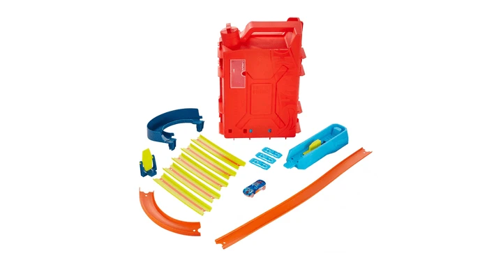 Hot Wheels Track Builder Unlimited Kanister Stunt Box Inkl. 1 Spielzeugauto 8 Hot Wheels Track Builder Unlimited Kanister Stunt Box Inkl. 1 Spielzeugauto – Bild 6