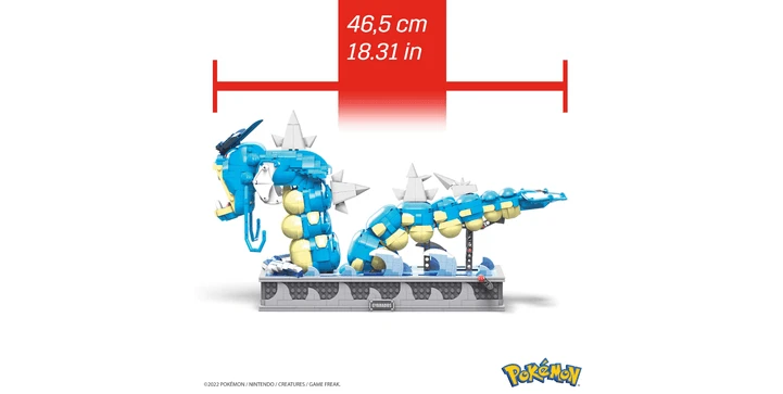 POKEMON MEGA Pokémon Motion Garados Bewegliches Bauset 6 POKEMON MEGA Pokémon Motion Garados Bewegliches Bauset – Bild 4