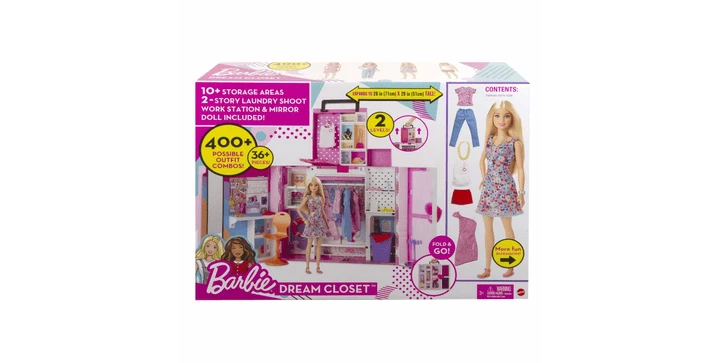 Barbie Traum-Kleiderschrank Mit Puppe - Blond 3 Barbie Traum-Kleiderschrank Mit Puppe - Blond