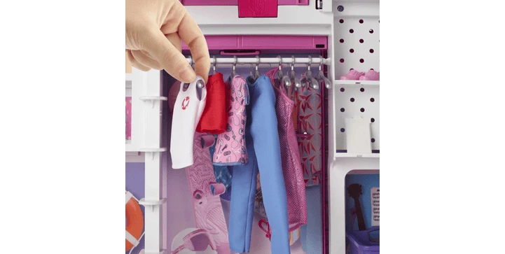 Barbie Traum-Kleiderschrank Mit Puppe - Blond 7 Barbie Traum-Kleiderschrank Mit Puppe - Blond – Bild 5