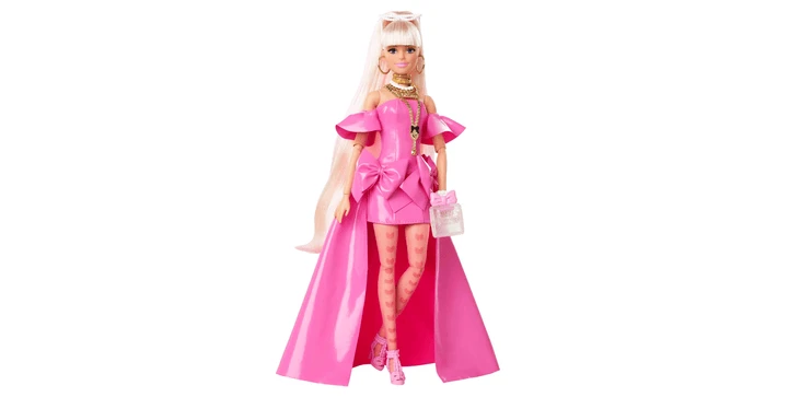 Barbie Extra Fancy Puppe Im Pinken Kleid 7 Barbie Extra Fancy Puppe Im Pinken Kleid – Bild 5