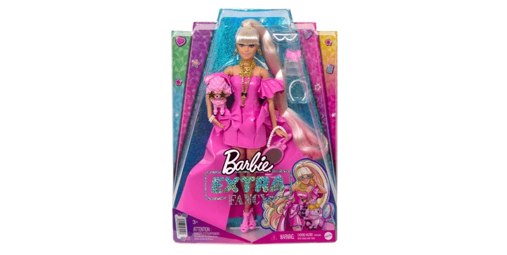 Barbie Extra Fancy Puppe Im Pinken Kleid 3 Barbie Extra Fancy Puppe Im Pinken Kleid