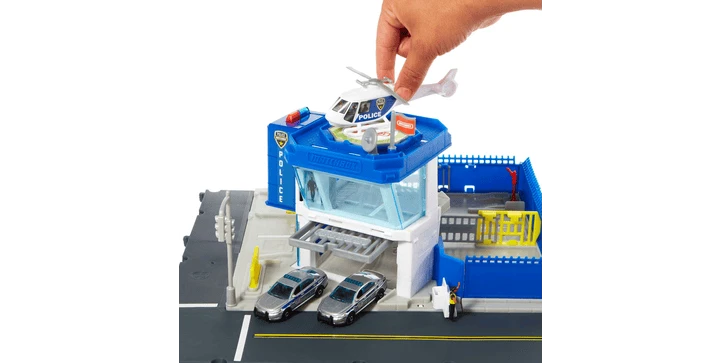 MATTEL Matchbox Action Drivers Police Station Playset 6 MATTEL Matchbox Action Drivers Police Station Playset – Bild 4