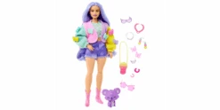Barbie Extra Doll 20 - Lavendelfarbenes Haar/Schmetterlings Haarspange