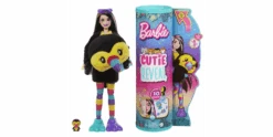 Barbie Cutie Reveal Dschungel - Puppe Im Tukan-Kostüm Mit Farbwechsel -Schleich Verkaufsgeschäft hkr00 1