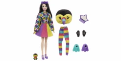 Barbie Cutie Reveal Dschungel - Puppe Im Tukan-Kostüm Mit Farbwechsel -Schleich Verkaufsgeschäft hkr00 3