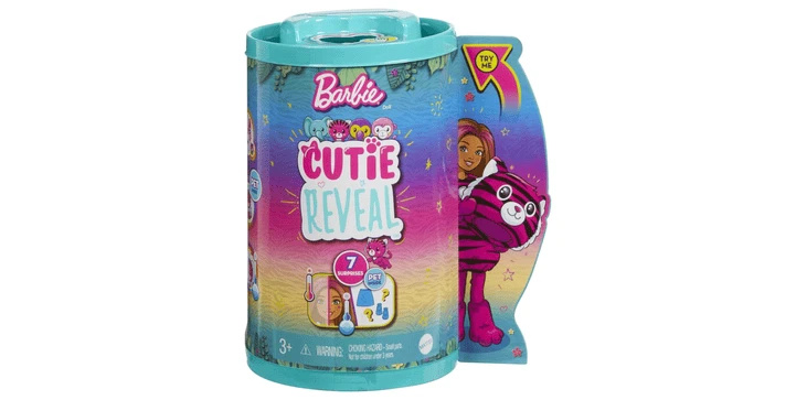 Barbie Cutie Reveal Dschungel - Chelsea Puppe Im Tiger-Kostüm 3 Barbie Cutie Reveal Dschungel - Chelsea Puppe Im Tiger-Kostüm