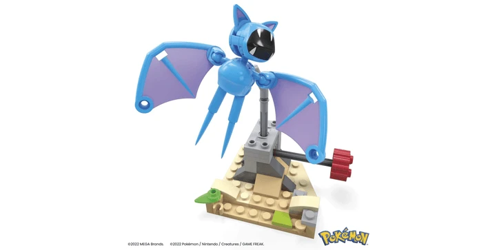 POKEMON MEGA Pokémon Zubats Mitternachtsflug Mit Bewegung 4 POKEMON MEGA Pokémon Zubats Mitternachtsflug Mit Bewegung – Bild 2