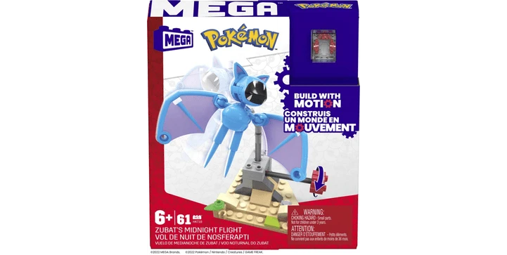 POKEMON MEGA Pokémon Zubats Mitternachtsflug Mit Bewegung 3 POKEMON MEGA Pokémon Zubats Mitternachtsflug Mit Bewegung