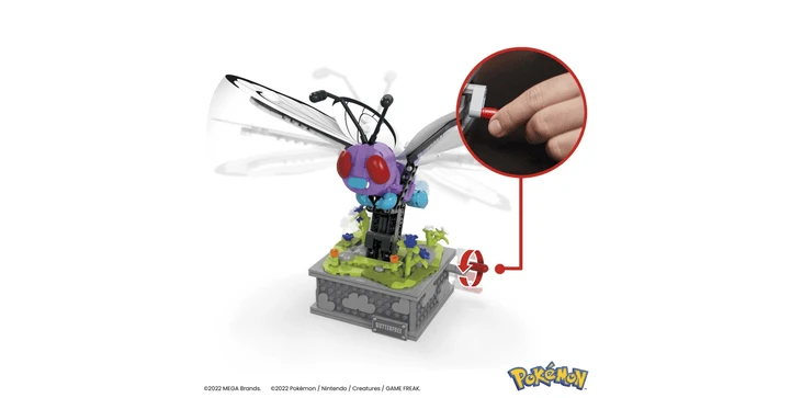 POKEMON MEGA Pokémon Motion Smettbo Bewegliches Bauset 6 POKEMON MEGA Pokémon Motion Smettbo Bewegliches Bauset – Bild 4