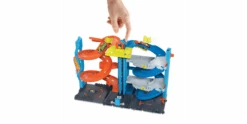 Hot Wheels City Transforming Race Tower -Schleich Verkaufsgeschäft hkx43 4