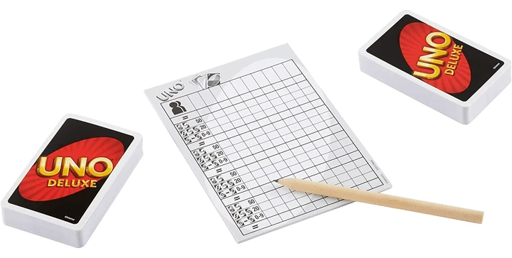 MATTEL UNO Deluxe, Kartenspiel 4 MATTEL UNO Deluxe, Kartenspiel – Bild 2